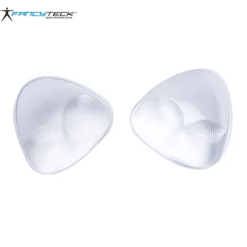 

1 Pair Invisible Silicone Bra Insert pads Triangle Bikini Swimsuit Bra pad chest lift up improve Breast Enhancer Underwear pad