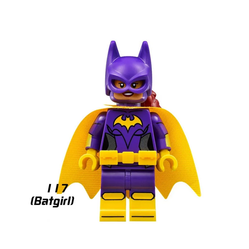 

Single Sale Super Heroes Star Wars 117 Batgirl Model Mini Building Blocks Figure Bricks Toys kids gift Compatible Legoed Ninjaed