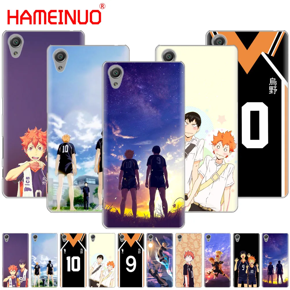 

HAMEINUO Haikyuu Hinata attacks Anime Cover phone Case for sony xperia z2 z3 z4 z5 mini plus aqua M4 M5 E4 E5 E6 C4 C5