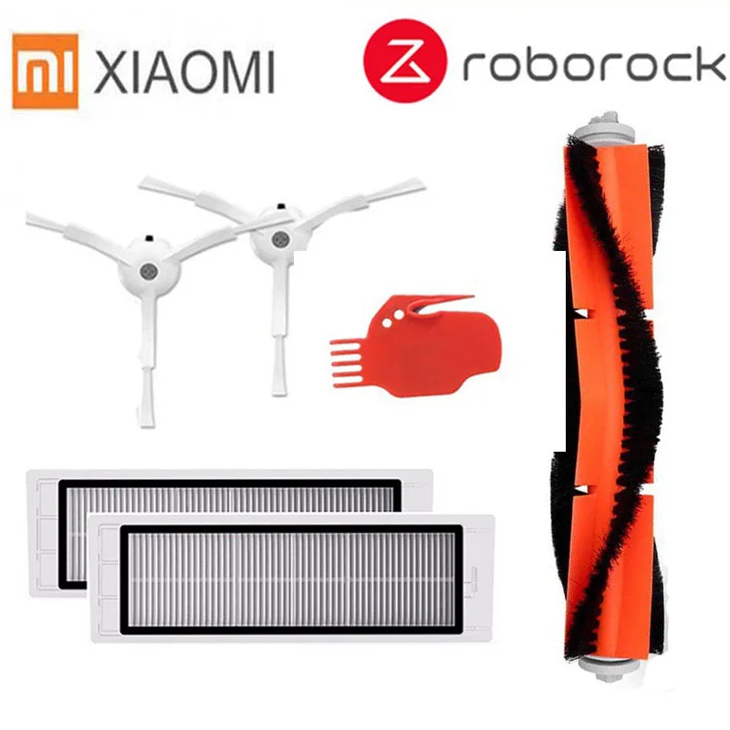 

Suitable for Xiaomi Robot Vacuum Cleaner roborock Spare Parts Kits Side Brushes HEPA Filter Roller brush replacement