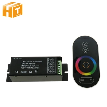 

Touch LED RGB Controller RF Wireless Remote Control RGB / CT / DIM DC12-24V led controller dimmer for led strip light tape