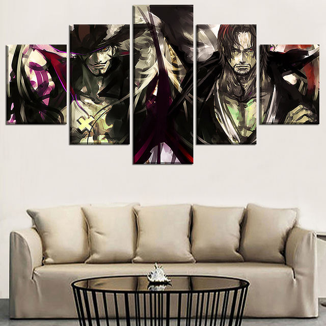 5 PIECES ONE PIECE WALL POSTER