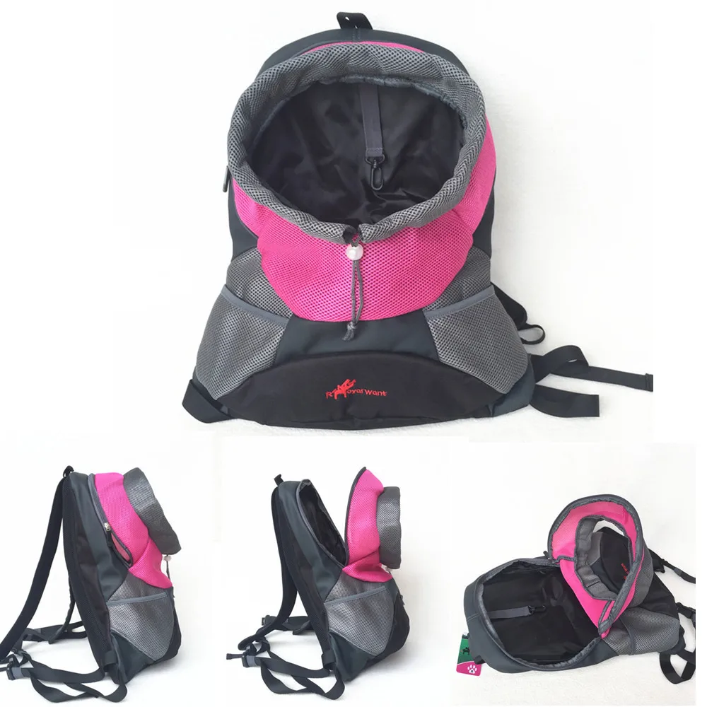 High Quality Pet Carrier Pink Nylon Dog Backpack P...