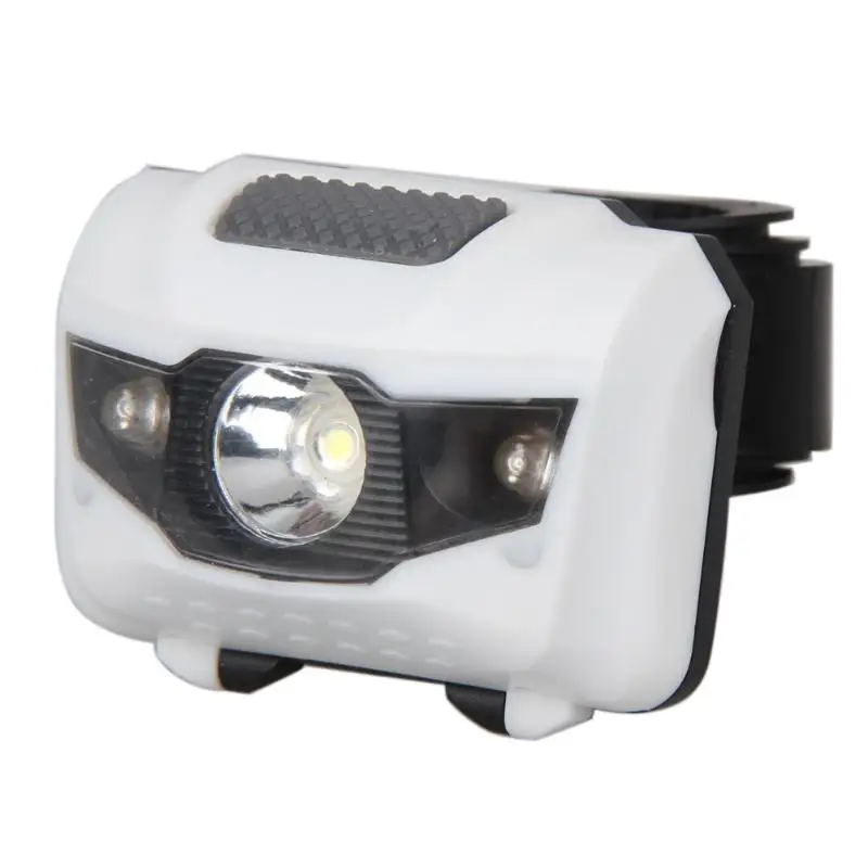 Flash Deal 3W LED Headlamp White Waterproof Headlight 2 Red Flashlight Camping Riding 9