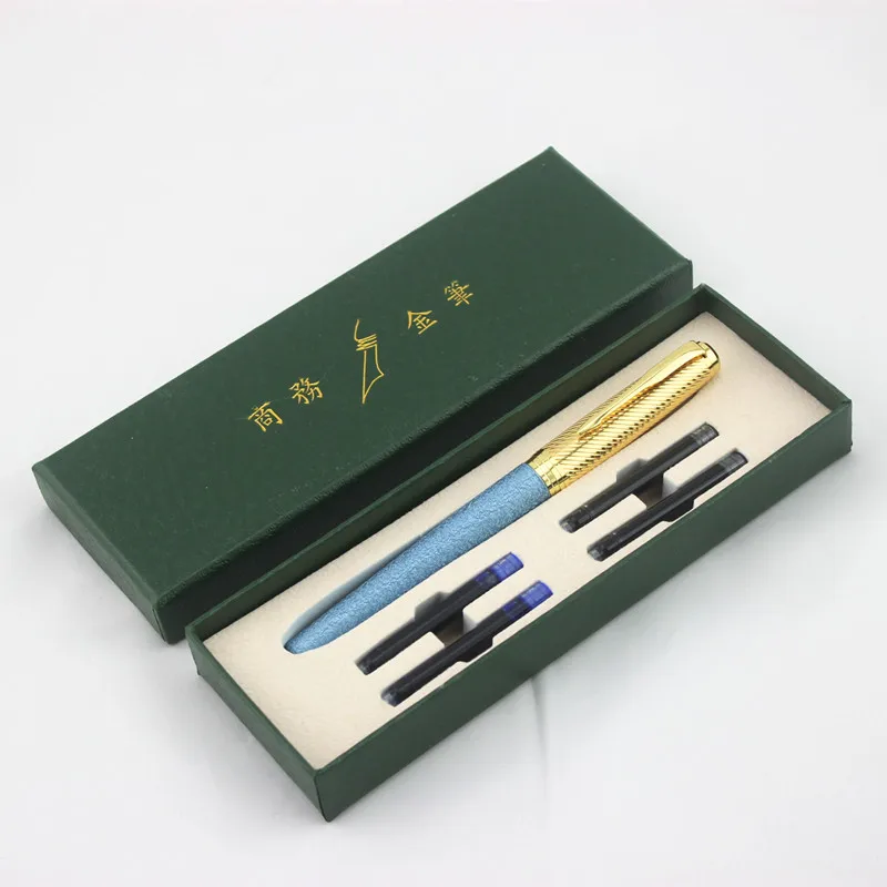 

classic Luxury Fountain Pen Dragon and Red with Golden 18KGP Nib Medium