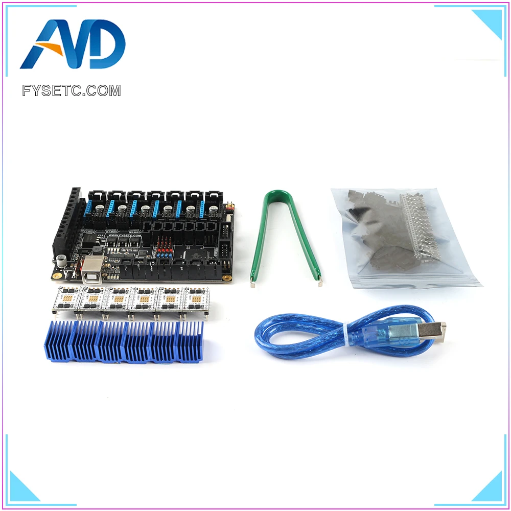 Плата все в одном для электроники FYSETC F6 V1.3 материнская плата + 6 шт. TMC5160 V1.2 SPI