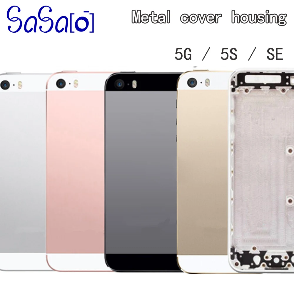 

Replacement For iphone 5 5G 5S SE Back Middle Frame Chassis Full Housing Assembly Battery Cover Door 10pcs/lot
