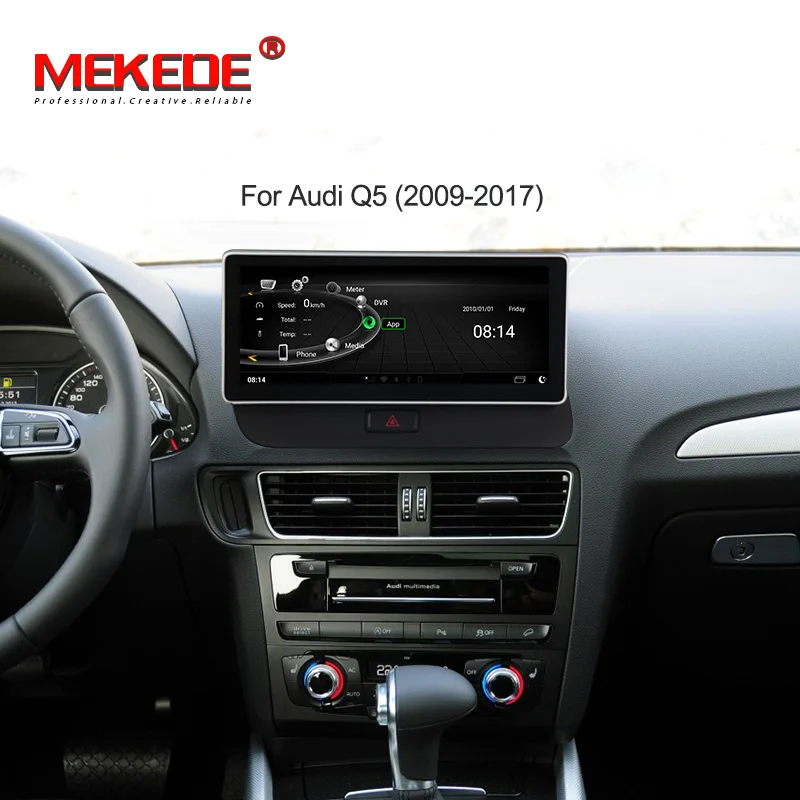 Perfect 3+32G 10.25" Android 7.1 4G lte Car Radio audio GPS Navigation player for Audi Q5 2009-2017 with BT WIFI Multimedia 5