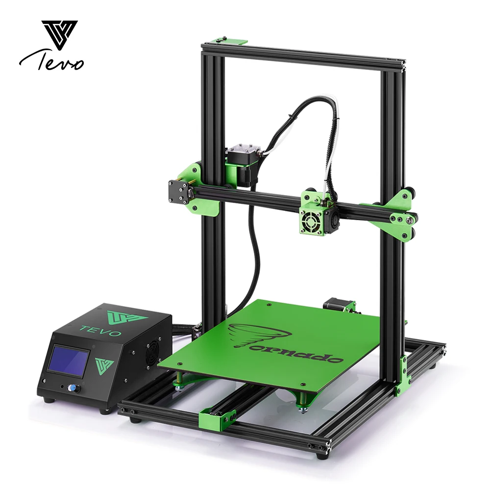 

TEVO Tornado Impresora 3D Printer Assembled 3D Printer diy kit Reprap Prus a I3 Large 3d printing heat bed &Titan extruder