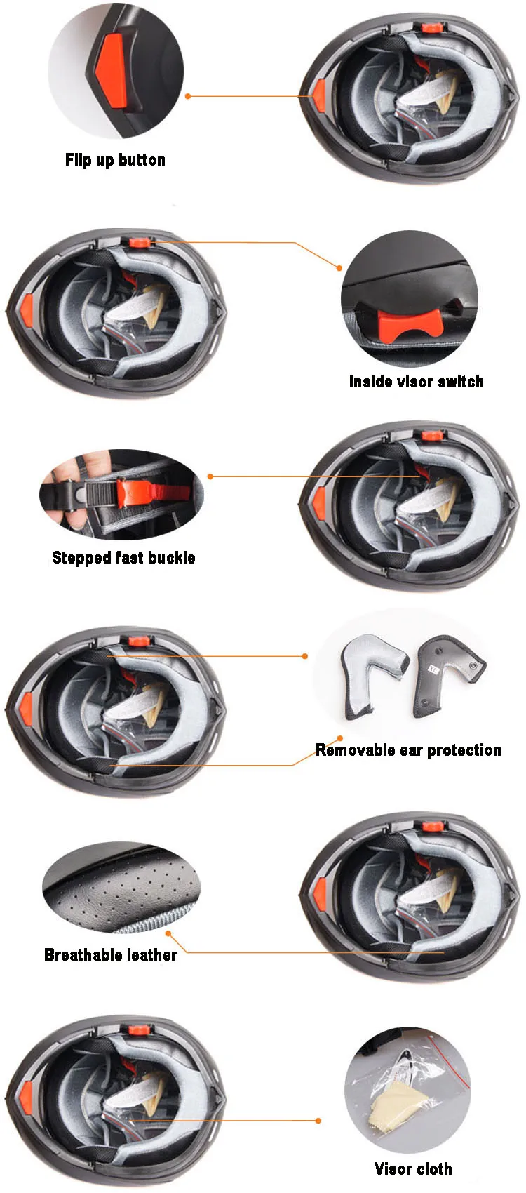 Moto rcycle двойной козырек шлемы модульный флип-шлем гоночный двойной объектив capacete каско мото точка шлем с сертификатом ECE JIEKAI 105