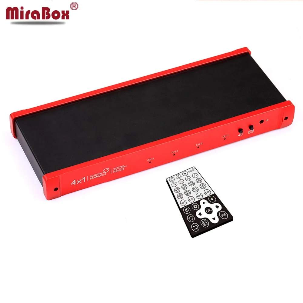 

HSV521 IR HD 1080P 4x1Quad Screen No-delay Multi-Viewer Support Compatible HD1.3a HDCP1.2 With Audio Extractor Seamless Switcher