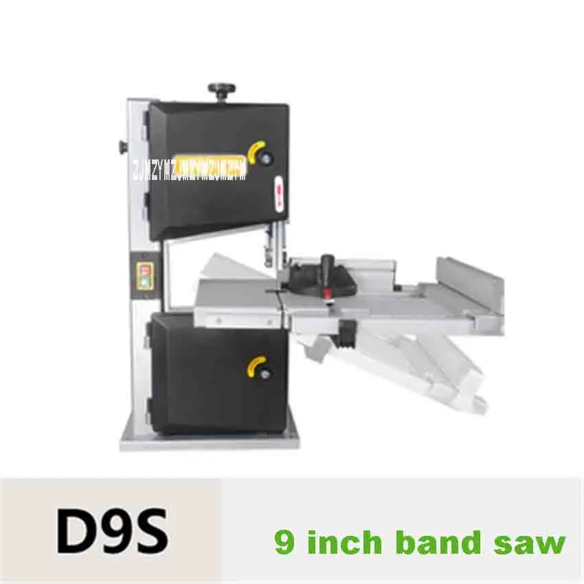 9 Inch Band Saw Machine D9S Multifunctional Woodworking Band-Sawing Machine Household Curve Saw Work Table Saws 220V 500W 15m/s 550w 10 inch band sawing machine s0256 band saw joinery sawing machine