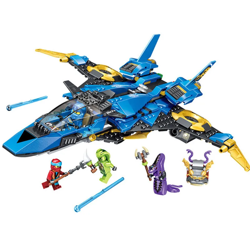 

New Phantom Ninja Gold Dragon Body Fighter Chariot Assembling Model Building Blocks Kit Toys Gifts