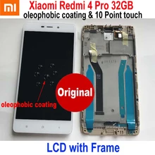 Лучший Xiaomi Redmi 4 Pro Prime 32 Гб ЖК-дисплей 10 точек Сенсорная панель экран дигитайзер сборка датчик с рамкой