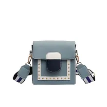 OCARDIAN женские сумки с однотонным рисунком, модная маленькая квадратная сумка, маленькие сумки через плечо с клапаном, женская сумка-мессенджер 932211