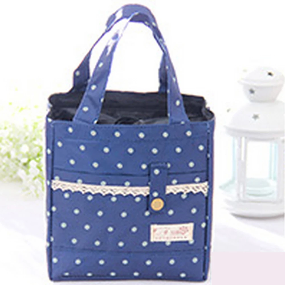 Portable Lace Thermal Insulated Lunch Box Tote Cooler Bag Bento Pouch Food Storage Container Girl Women Picnic 38 | Дом и сад
