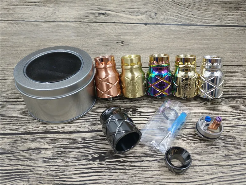 Новый X comp lyfe стиль RDA 24 мм Диаметр подходит для 510 резьбы перестраиваемая
