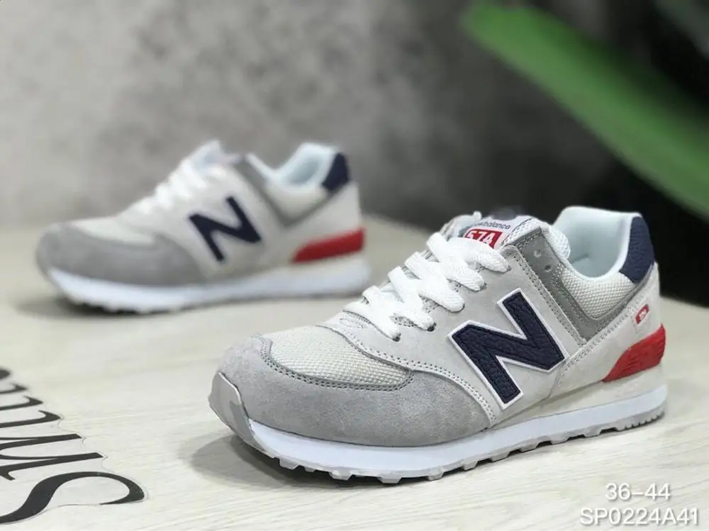 1 New Balance Top Pig Eight ретро кроссовки для бега женские, дышащие Wl574vdg уличная спортивная обувь кроссовки европейские размеры 36-39 - Цвет: 1