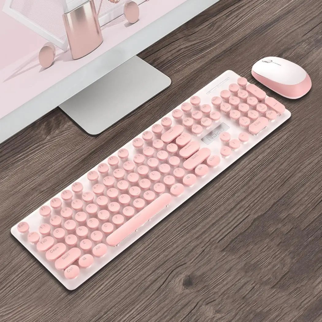 

Durable Sensitive Induction Wireless Keyboard Mouse Set 10M USB Office Windows XP/7/10 Keyboard 2.4Hz Mouse