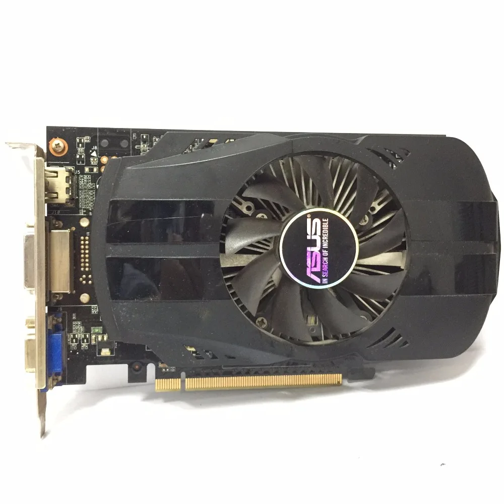 Asus использовали GTX 750TI OC 2GB 4 шт GTX750TI 2 г D5 DDR5 128 бит настольных ПК Графика карты