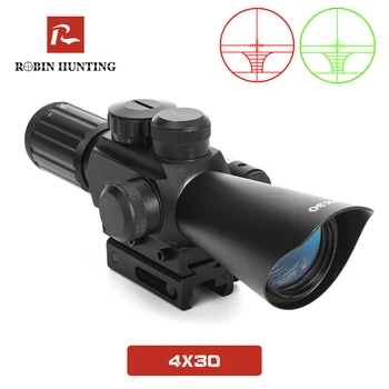 

4x30 M7 Rifle Scope Tratical Hunting Scope Adjustable Optical Sight For 22MM Rail Mount Airsoft Gun Rifle scope For Air Gun