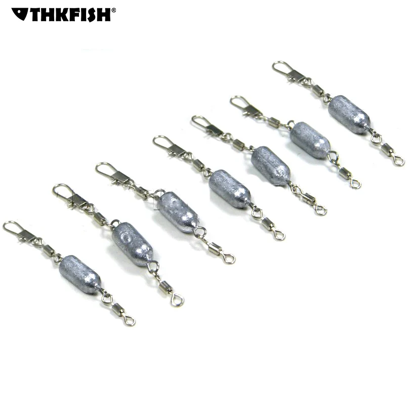Buy THKFISH 7 pcs 10g Fishing Lead Weights Sinker With