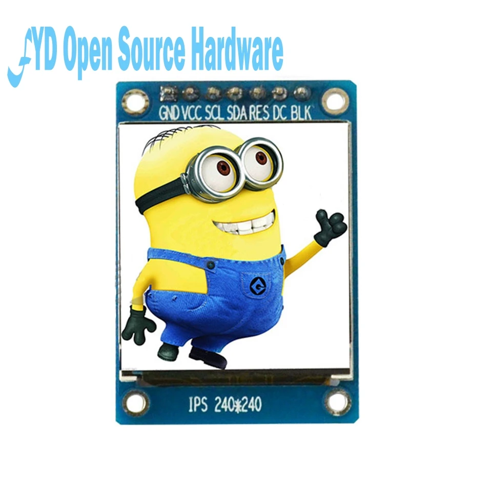 1pcs 1.3 inch 7PIN SPI HD Full Color IPS TFT Display Screen ST7789 Drive IC 240*240