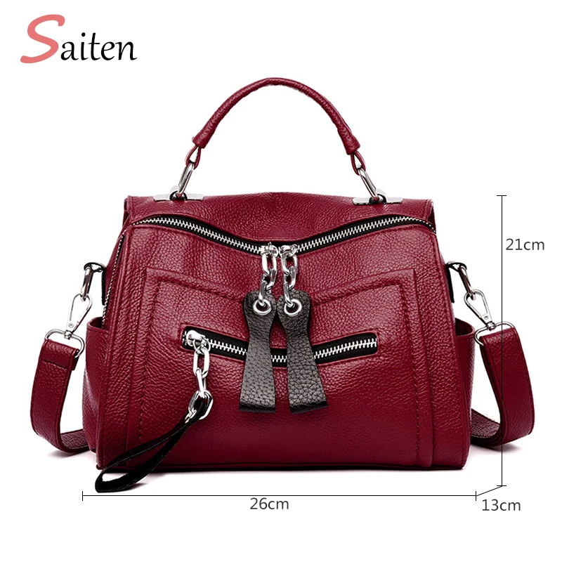 

Women's bags Luxury Handbags Women Bags Designer Cover For The Shoulder Bag Female Leather sac a main femme de marque luxe cuir