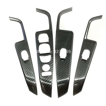 

For Nissan Kicks 2016 2017 2018 Window Control Panel Glass Lift Switch Cover Trim Protector Sticker Car Styling Accessories LHD