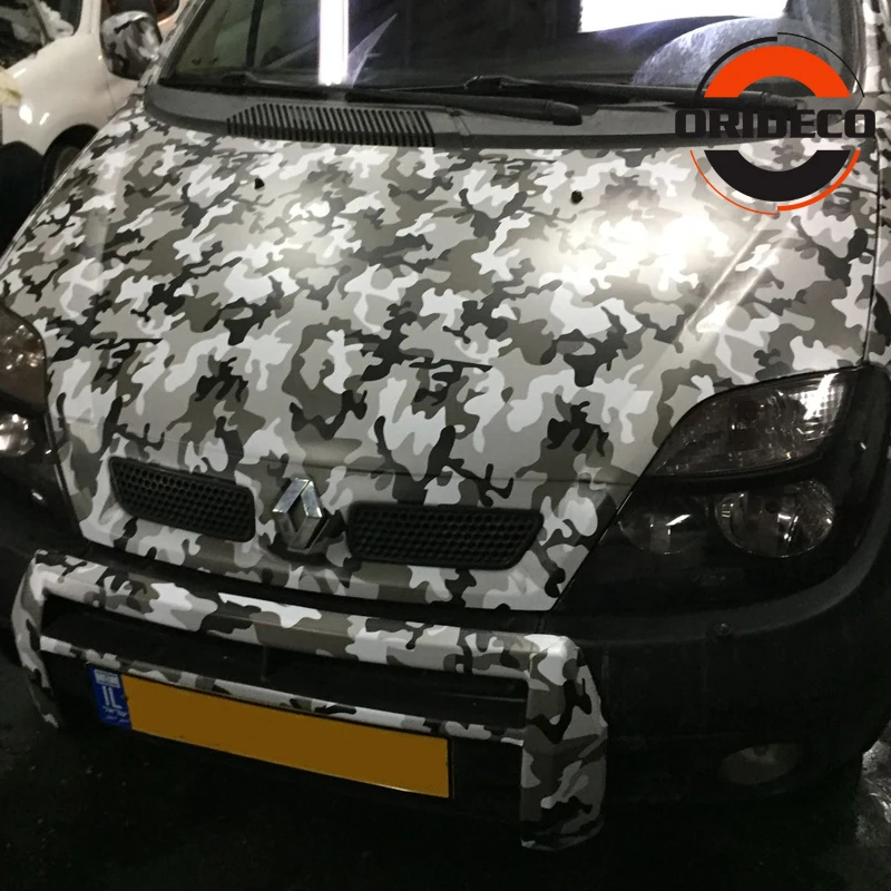 black white gray camo vinyl sticker 