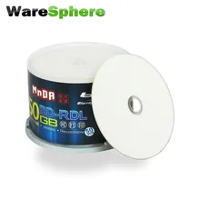 БЕСПЛАТНАЯ ДОСТАВКА Класс BD-R DL 50 ГБ 8x Скорость Струйной Печати Дисков Blu-Ray-50 Шпинделя