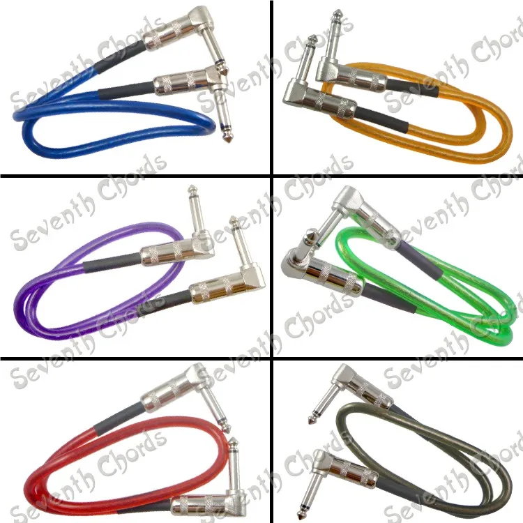 50CM length two 6.35 plugs no noise effects cable/guitar wire/noise