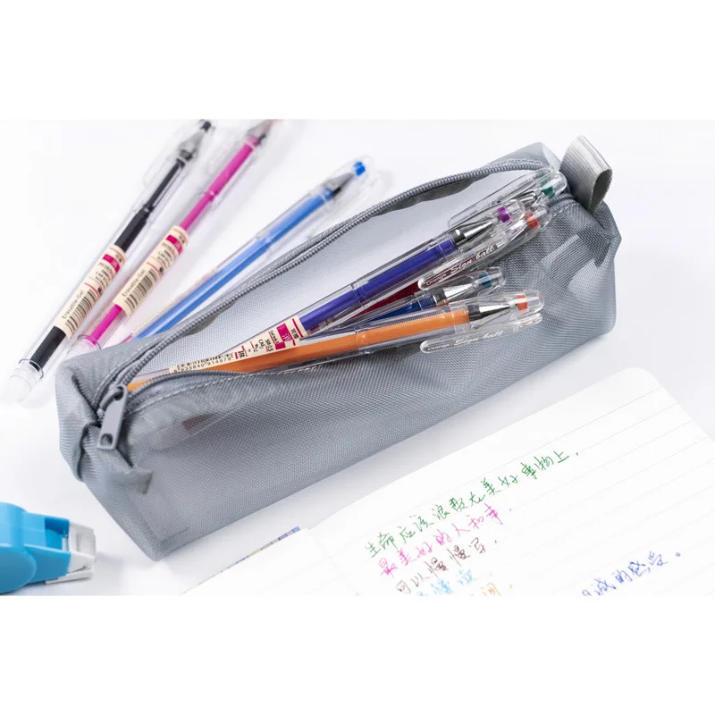 8 colors/lot Simple transparent Erasable Colour Gel Pen Signature Pen Escolar Papelaria School Office Supply Promotional Gift