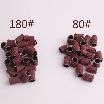 

50Pcs Sand Ring Nail File Nail Art Sand 3 Size Mandrels For Nails Grinding Head File Electric Nail Grinding Machine Tool
