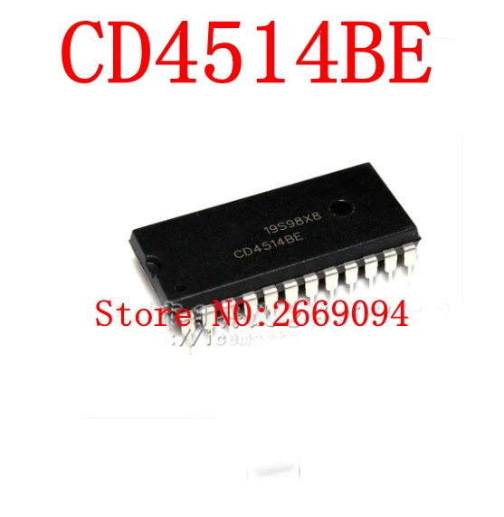 10 шт./50 шт. CD4514BE CD4514BD DIP24 HCF4514BE HEF4514BP CD4514 DIP новая IC Бесплатная доставка | Электроника