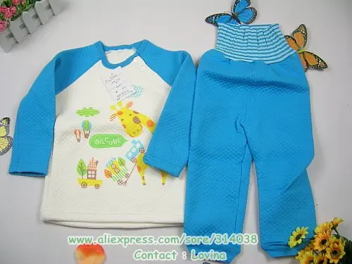 

Free ship Newest baby clothing for longsleeve and slepping set