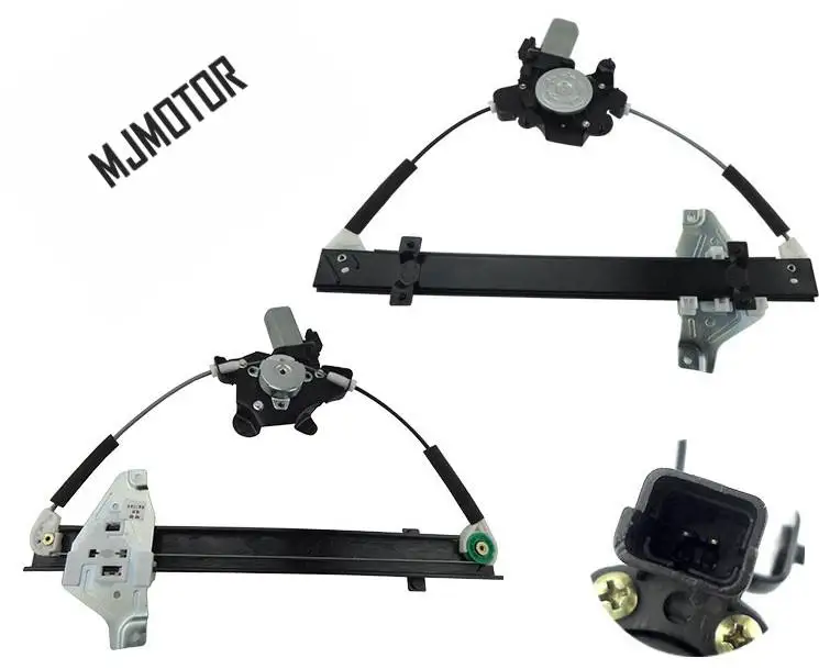 Window regulator Bracket assy. with motor Left