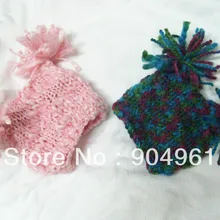 Детская шапка ручной работы из шерсти Детские kniited шляпу