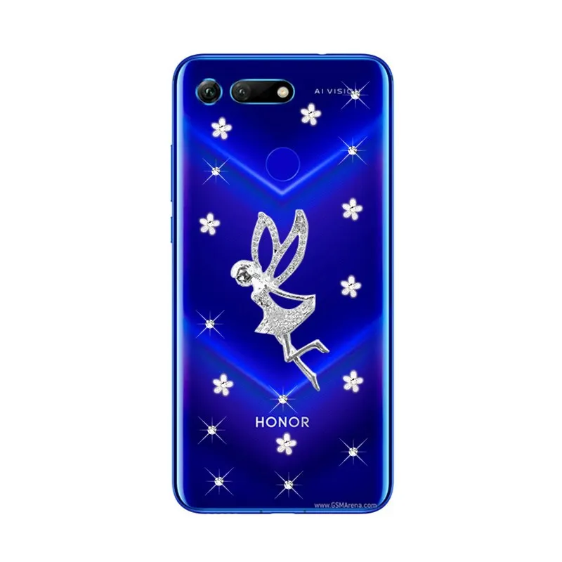 Чехол для телефона Huawei Honor View 20 Pro 10 lite прозрачный чехол с цветами задняя крышка