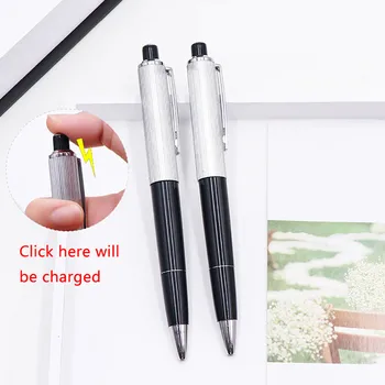 

New novelty 1PC Electric Shock Pen Practical Joke Gag Prank Funny Trick Fun Gadget April Fool Toy funny toys 6.6