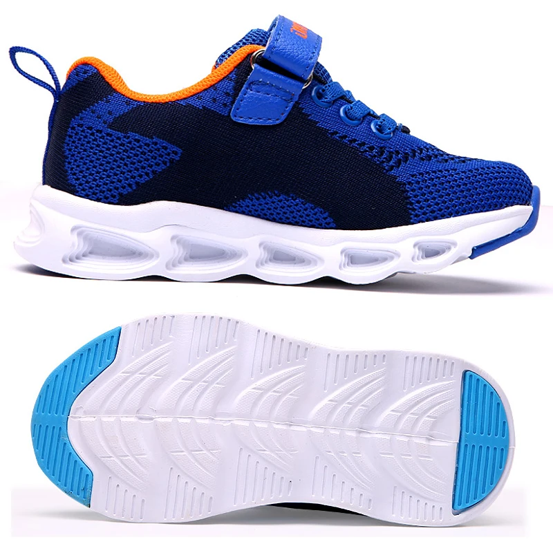 Dinoskulls Kids Shoes Children's Led Light Up Shoes Baby Boys Mesh Dinosaur 2019 Spring Autumn Led Luminous Shoes for Boys 26-31
