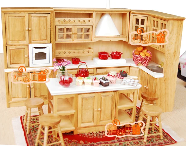 112 Doll house mini dollhouse furniture miniature 8 piece set for