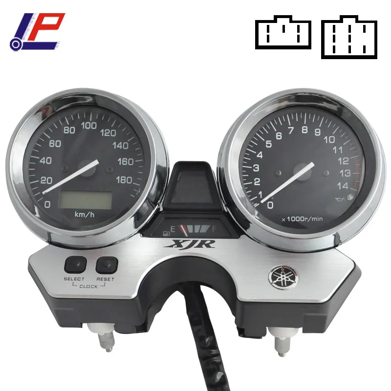 LOPOR Motorcycle Gauges Cluster Speedometer 180 Speed For XJR400 1998