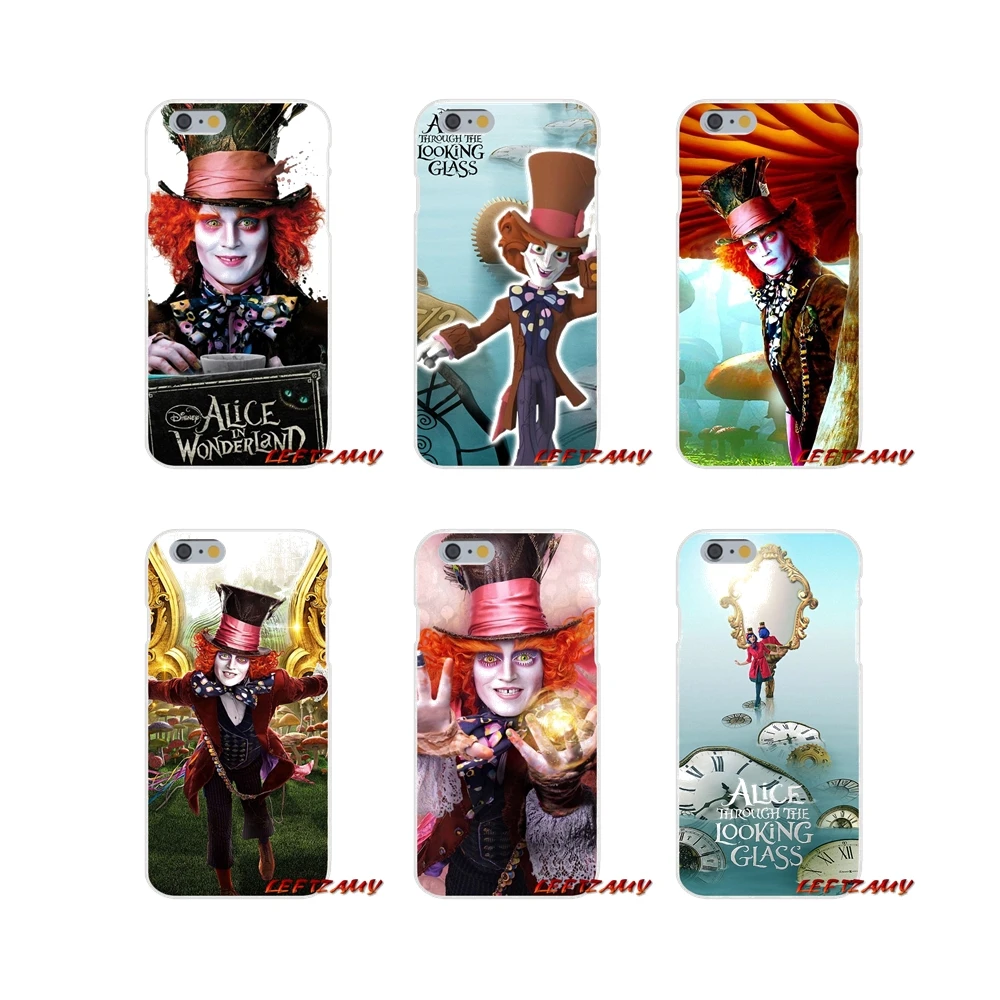 Прозрачный чехол из ТПУ для iPhone X XR XS MAX 4 4S 5 5S 5C SE 6 6S 7 8 Plus ipod touch cool Mad Hatter Alice In Wonderland |