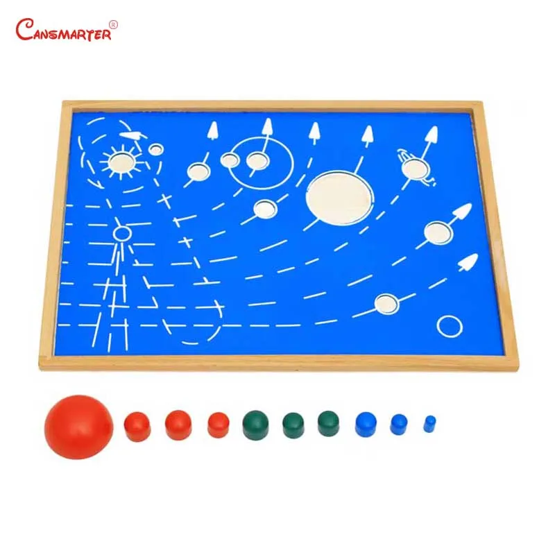  Astral Map With Box Montessori Toys Board Teaching Aids Wooden Kindergarten Games Toys Educational  - 32988639259