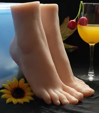 Real doll simulation foot model high simulation feet silk stockings foot new code fetish reverse mould