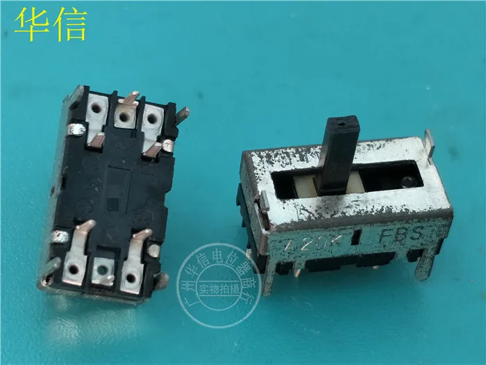 3 шт. для TOCOS SV104G A20Kx2 16 8 мм маленький прямой потенциометр A20K/стерео Малый фейдер