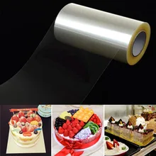 10 м толстый прозрачный мусс окружающий край оберточная лента кухонный торт воротник рулон упаковка для украшения торта инструменты для выпечки