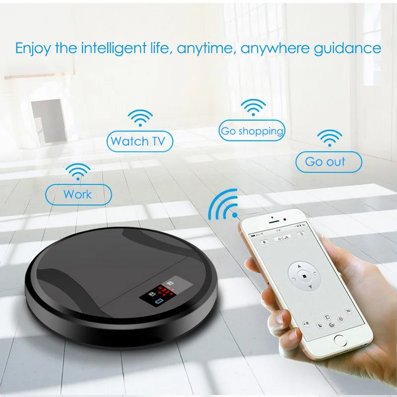 Intelligent USB Robotic Vacuum Cleaner Home Wireless Vacuum Cleaner