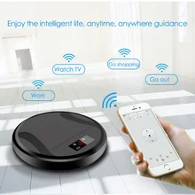 

Intelligent USB Robotic Vacuum Cleaner Home Wireless Vacuum Cleaner Sweep Floor Robot with Strong Suction Super Quiet Design